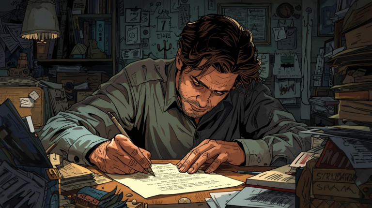 cansancio de escribir