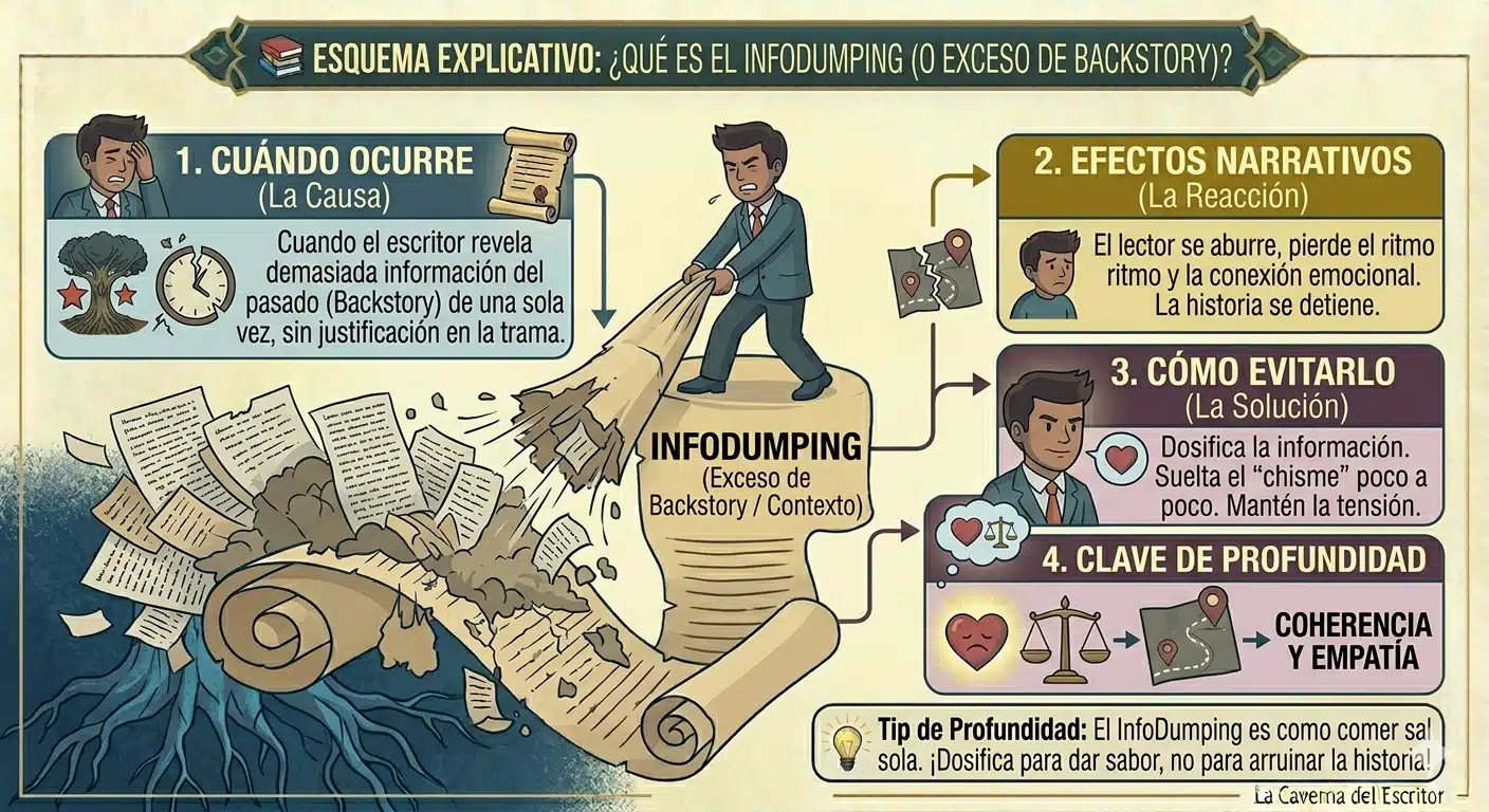 que es el infodumping
