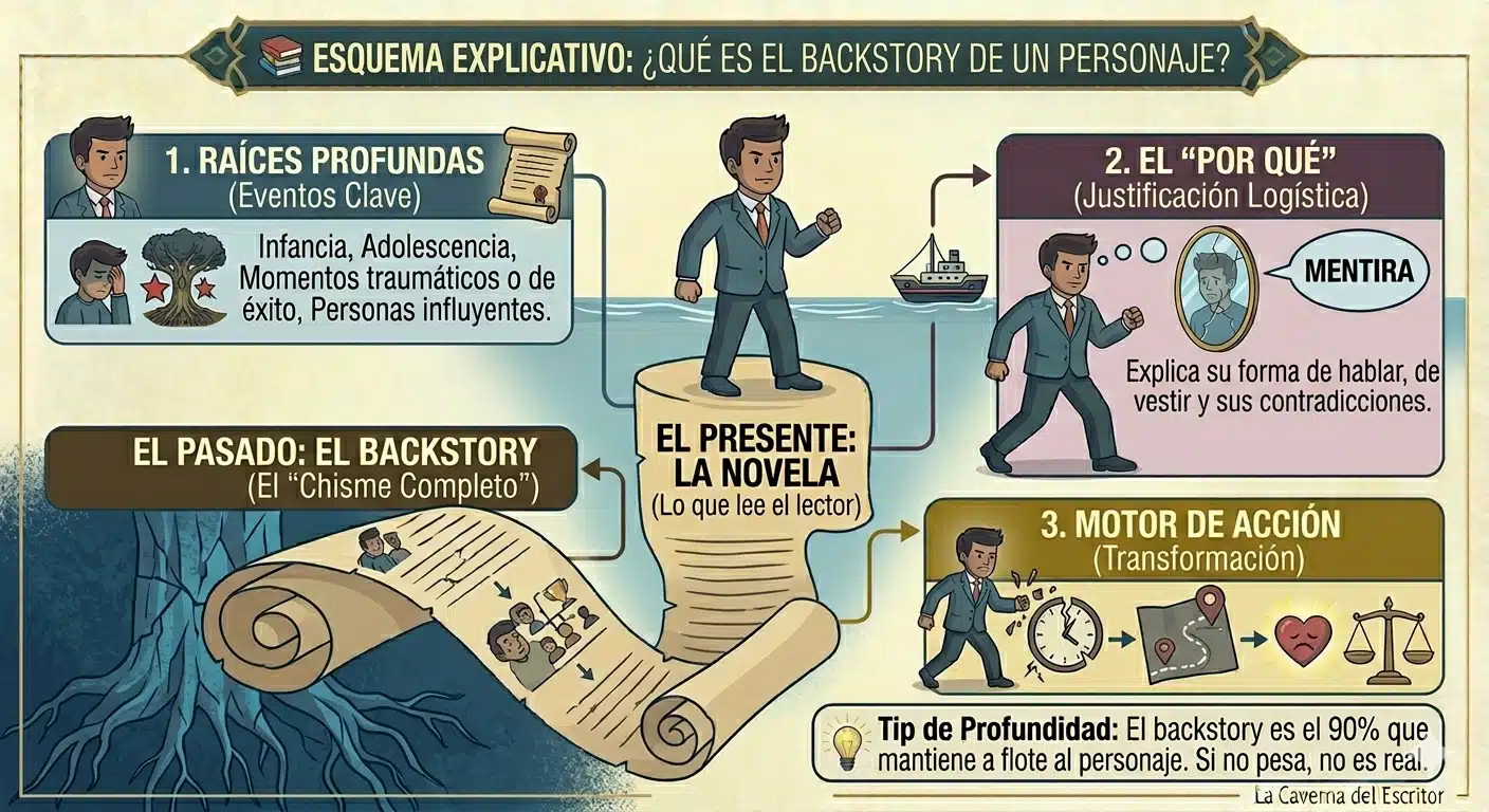 que es backstory  personaje