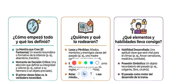 como escribir el backstory de tu personaje